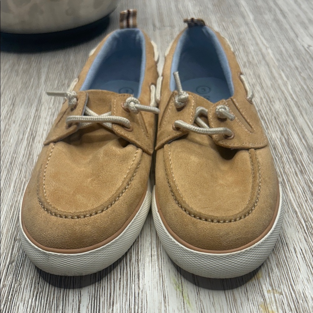 Cat & Jack Tan Kids Boat Shoes